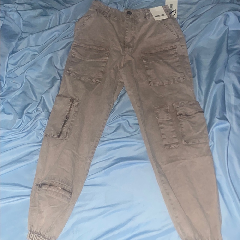 Women's Cropped Jeans in Taupe